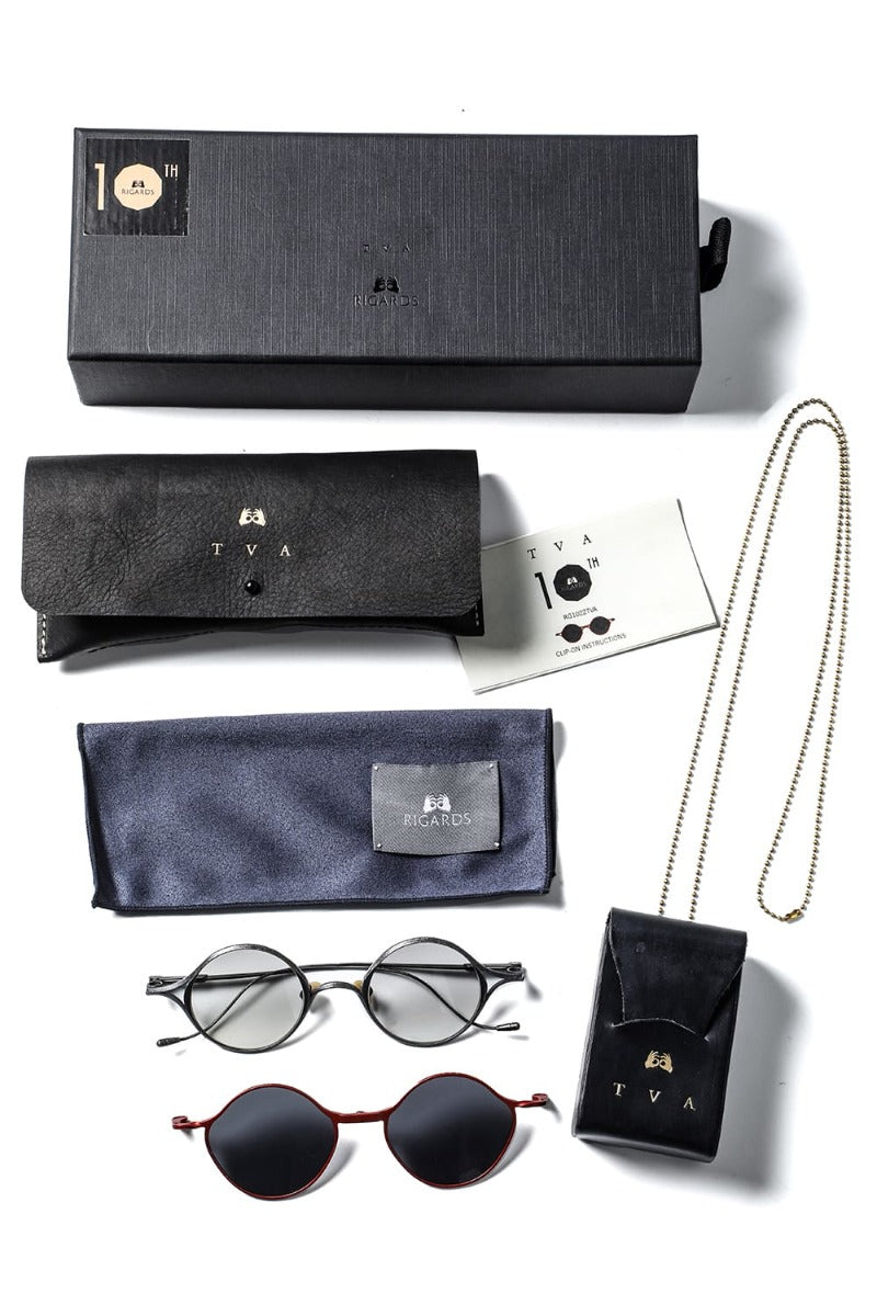 RIGARDS x The Viridi-anne 10周年 コラボレーション サングラス RG1022TVA / ヴィンテージブラック / レッド