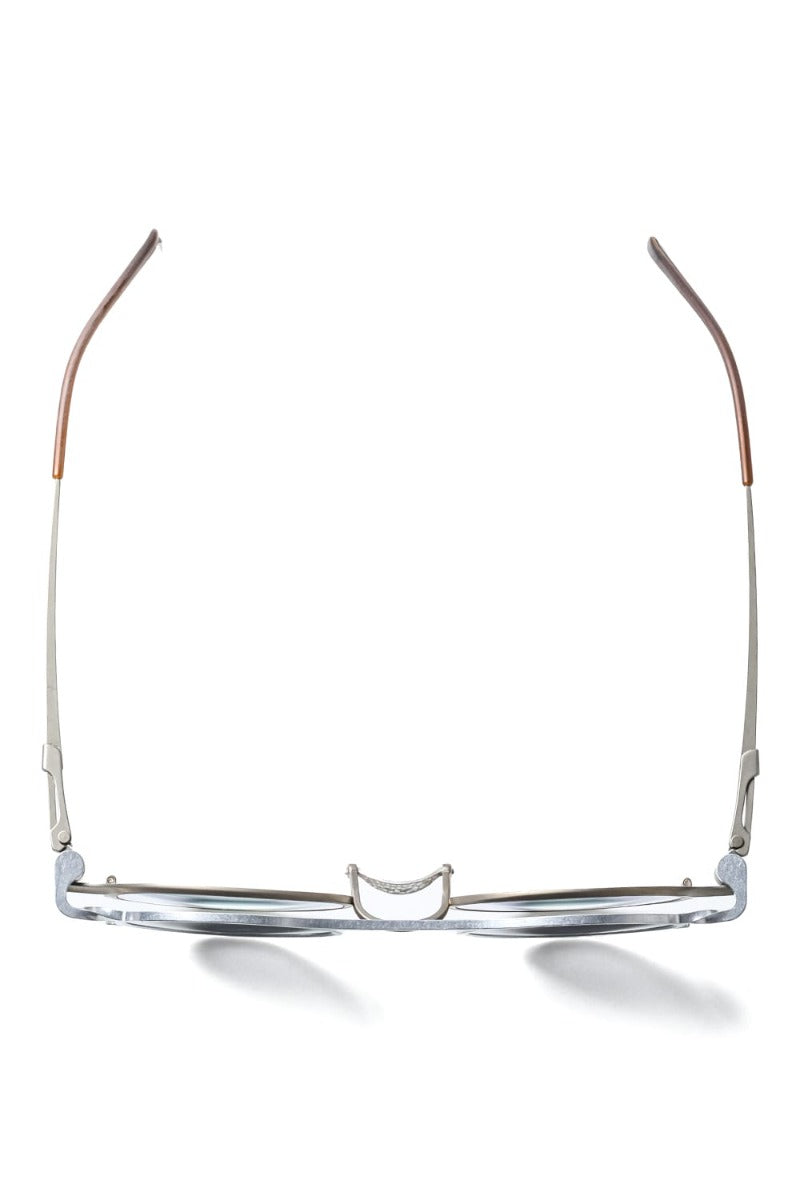 RIGARDS collaboration sunglasses - RG2001TVA Antique Gold + Silver / Clear + D.Gray Lens / Matte