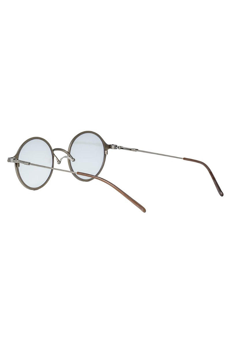 RIGARDS collaboration sunglasses - RG2001TVA Antique Gold + Silver / Clear + D.Gray Lens / Matte