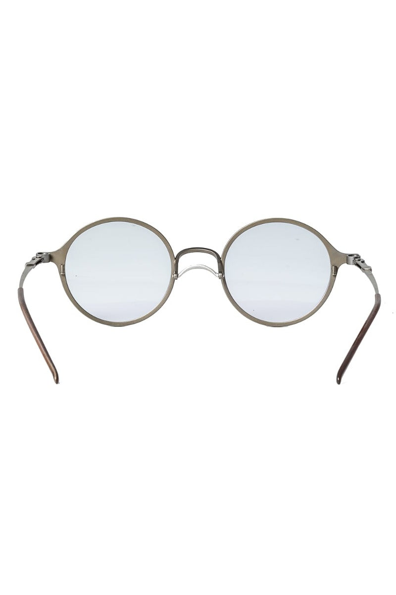 RIGARDS collaboration sunglasses - RG2001TVA Antique Gold + Silver / Clear + D.Gray Lens / Matte