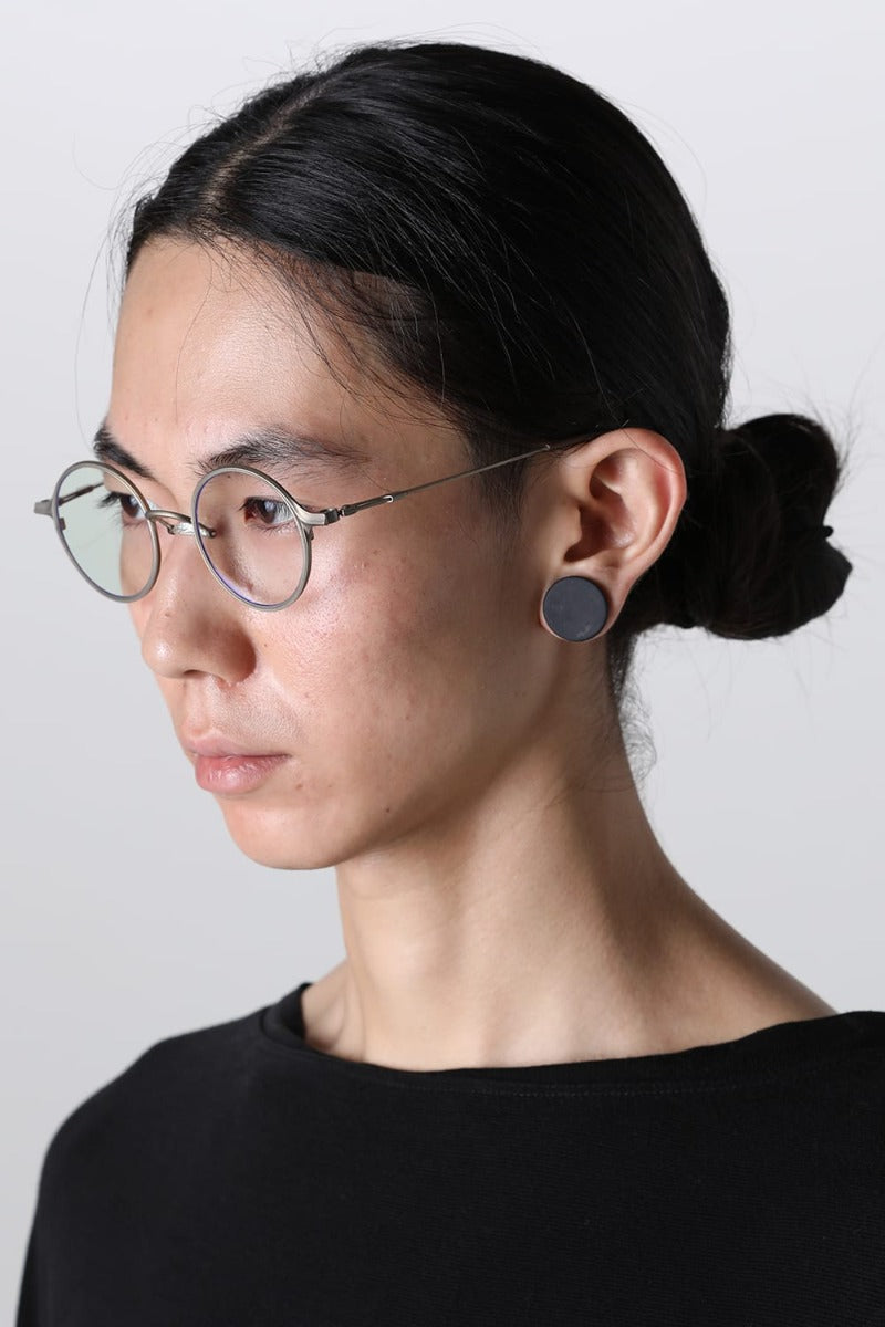 RIGARDS collaboration sunglasses - RG2001TVA Antique Gold + Silver / Clear + D.Gray Lens / Matte