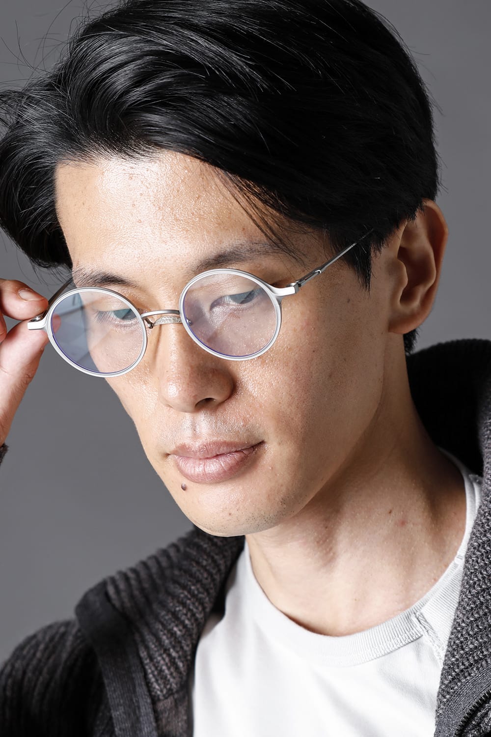 RIGARDS collaboration sunglasses - Gray+Gray / Clear+L.Mirror