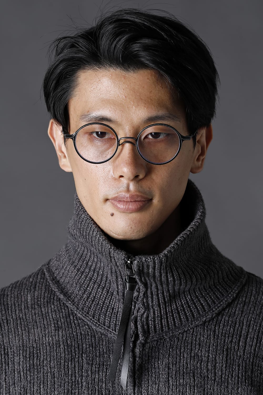 RIGARDS collaboration sunglasses - Vintage Black+Black / Clear+D.Gray Lens