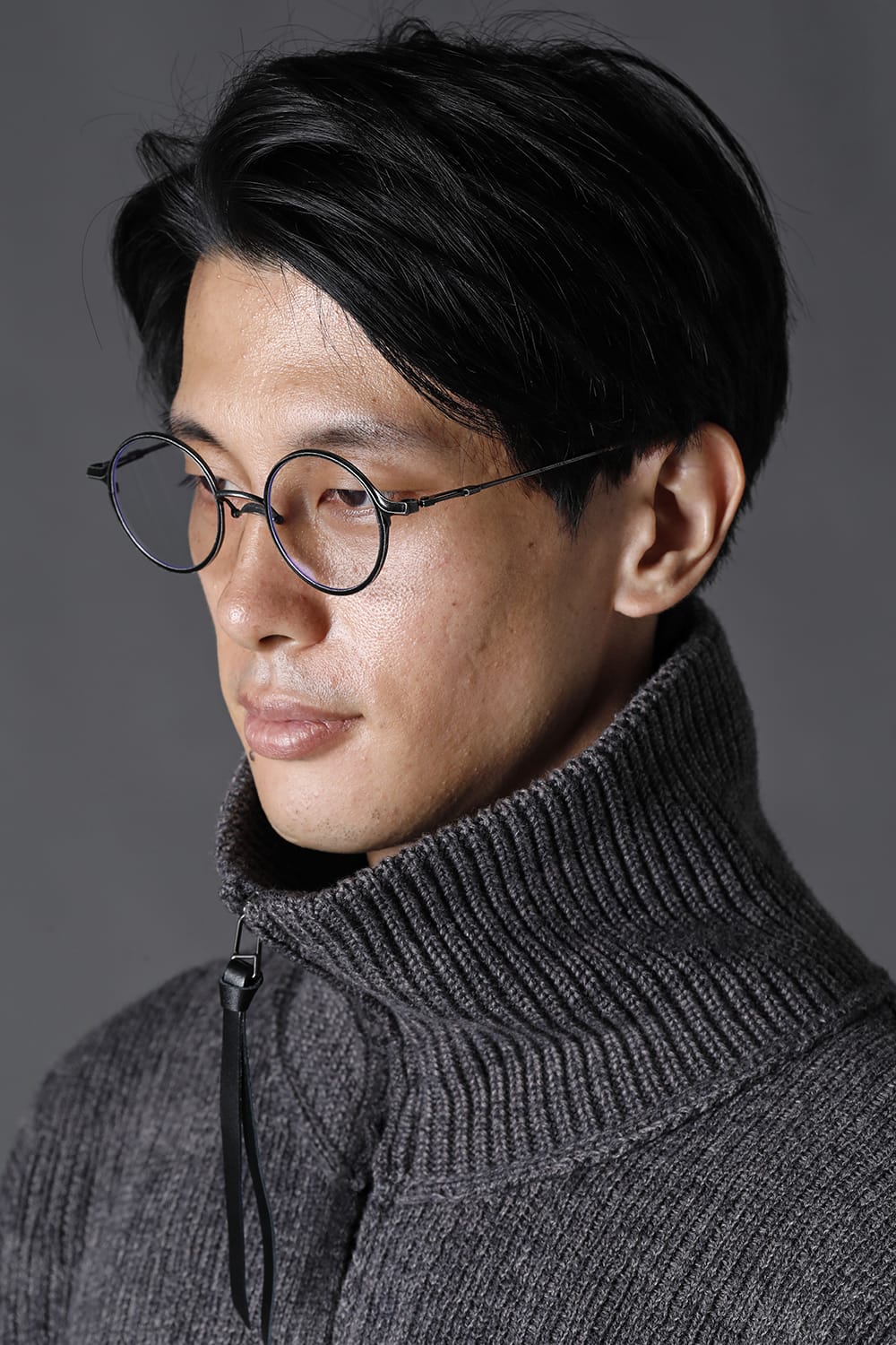 RIGARDS collaboration sunglasses - Vintage Black+Black / Clear+D.Gray Lens