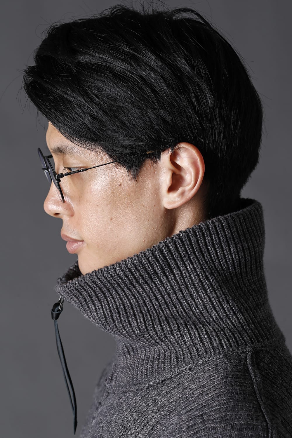 RIGARDS collaboration sunglasses - Vintage Black+Black / Clear+D.Gray Lens