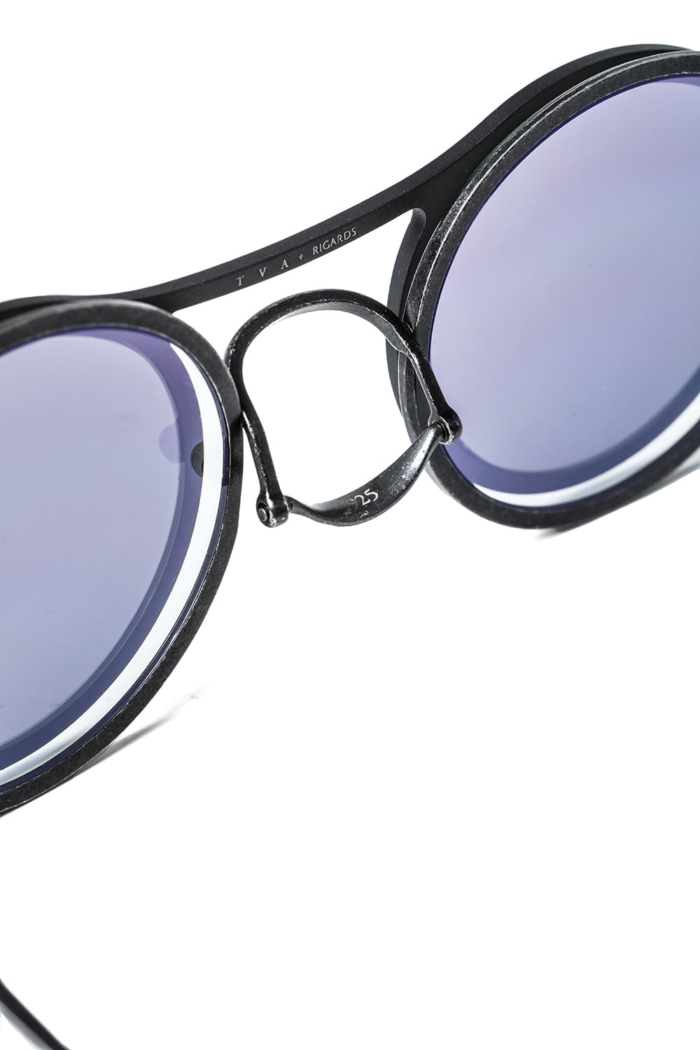 RIGARDS collaboration sunglasses - Vintage Black+Black / Clear+D.Gray Lens