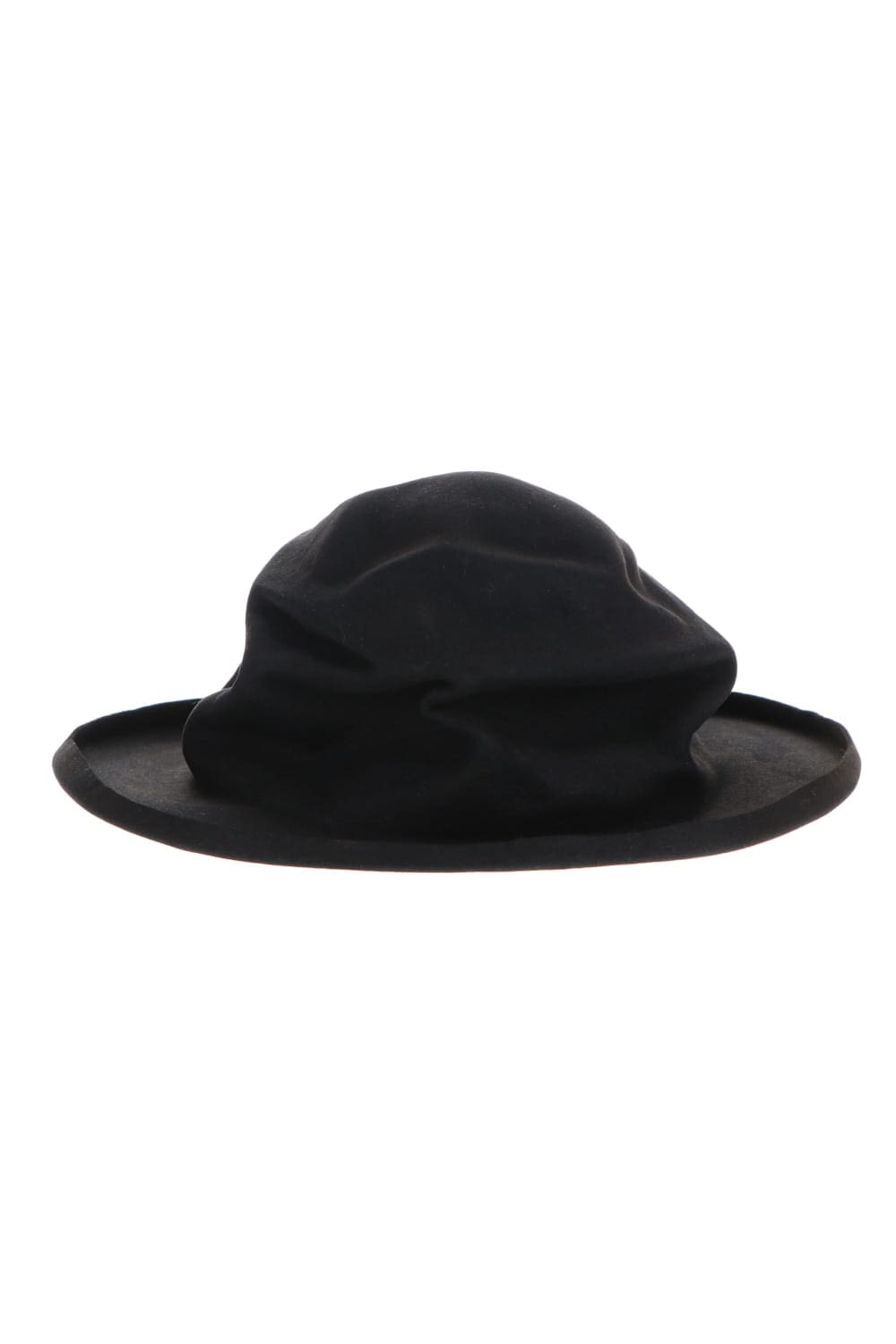 EB RABBIT FUR FELT HAT BLACK EB