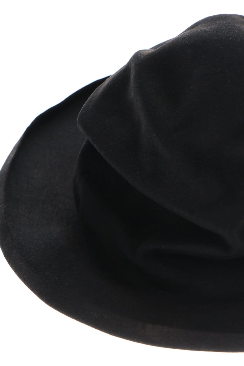 EB RABBIT FUR FELT HAT BLACK EB