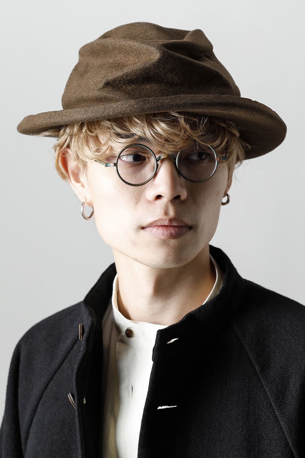 MEL EB RABBIT FUR FELT HAT BRAUN MEL EB