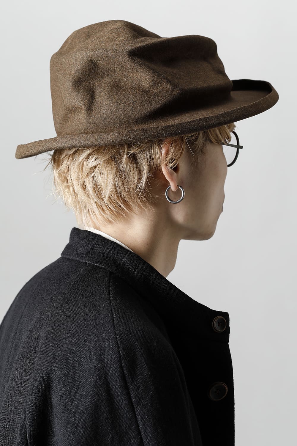 MEL EB RABBIT FUR FELT HAT BRAUN MEL EB