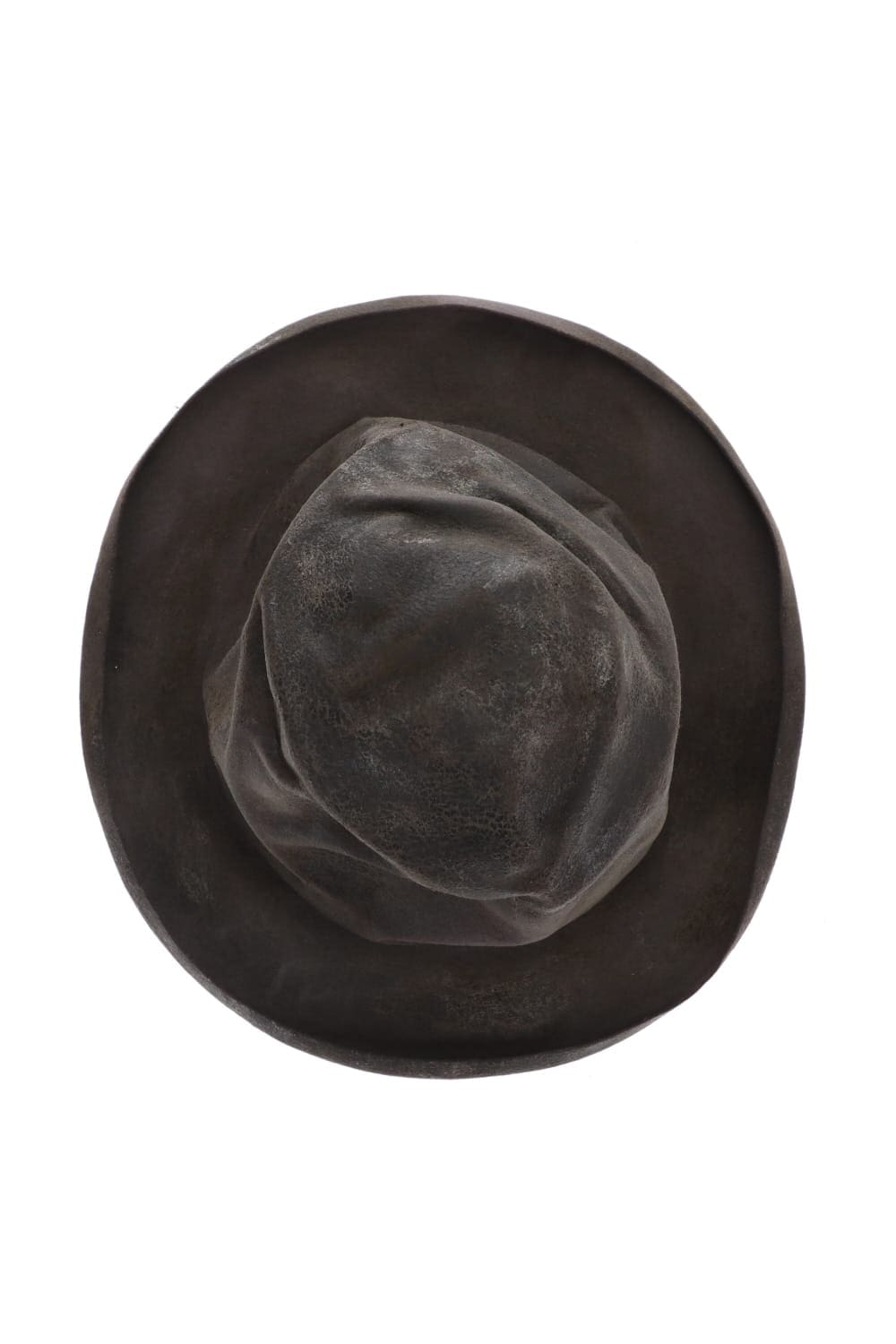 HB RABBIT FUR FELT HAT GRAY HB