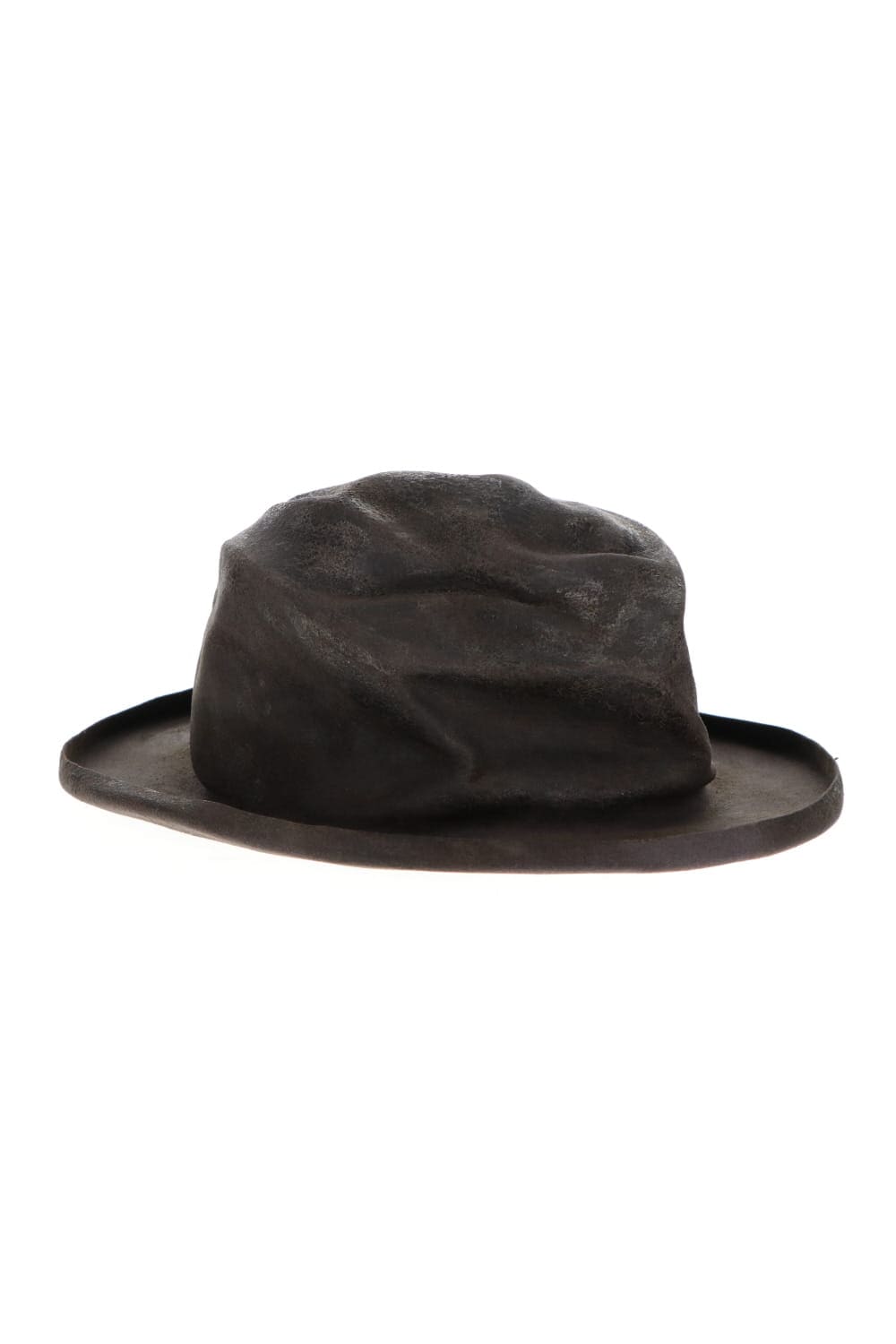 HB RABBIT FUR FELT HAT GRAY HB