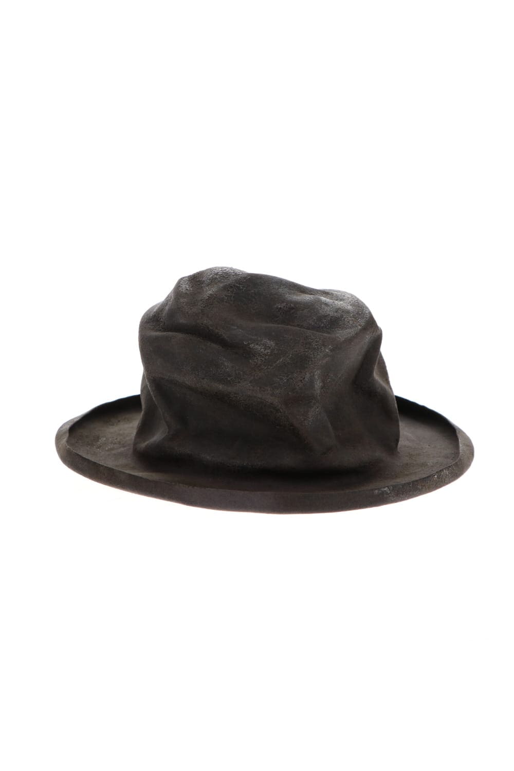 HB RABBIT FUR FELT HAT GRAY HB