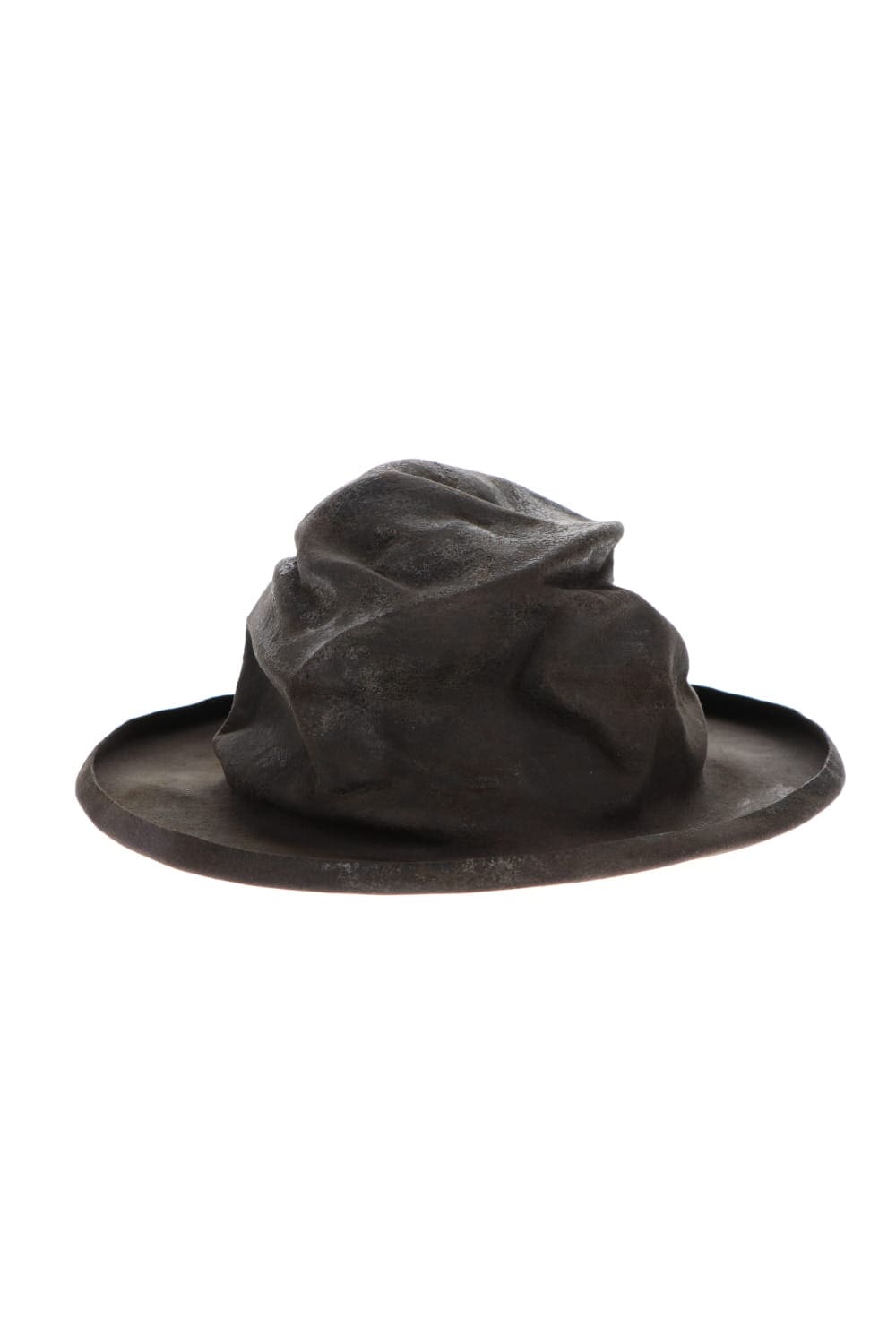 HB RABBIT FUR FELT HAT GRAY HB