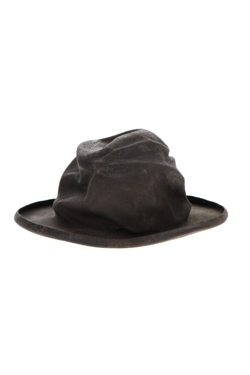 HB RABBIT FUR FELT HAT GRAY HB