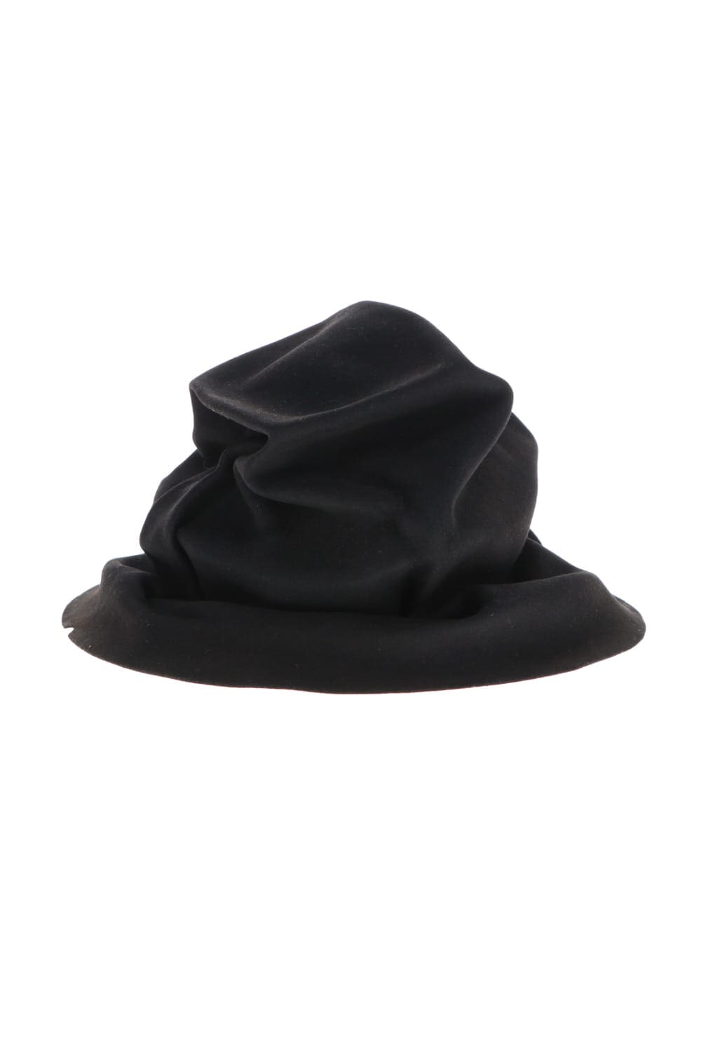 EB RABBIT FUR FELT LONG HAT BLACK EB