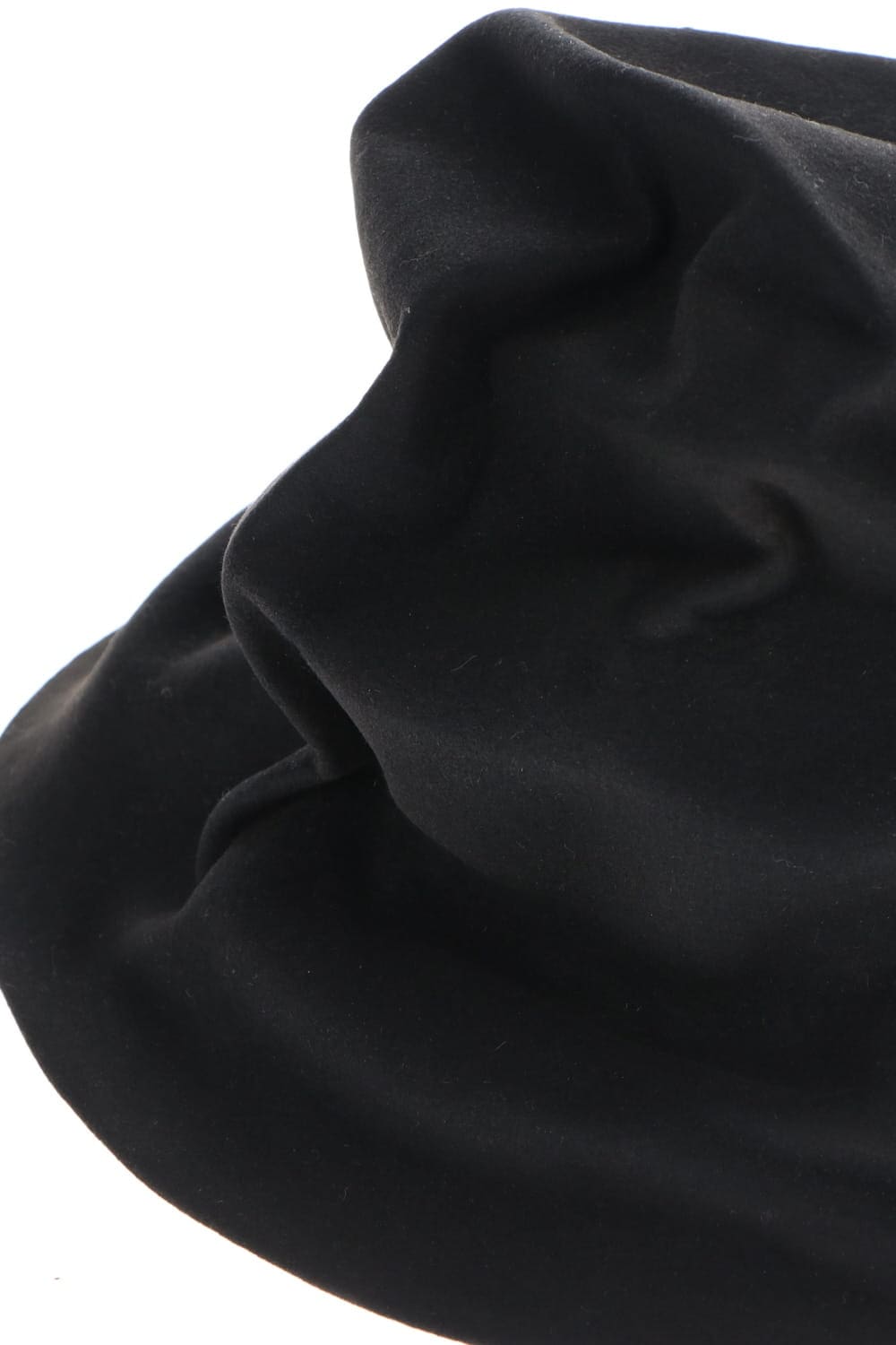 EB RABBIT FUR FELT LONG HAT BLACK EB