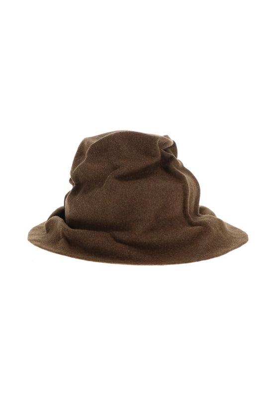 メランジ イージリーバーン ラビット ファー フェルト ロング ハット ブラウンMEL EB