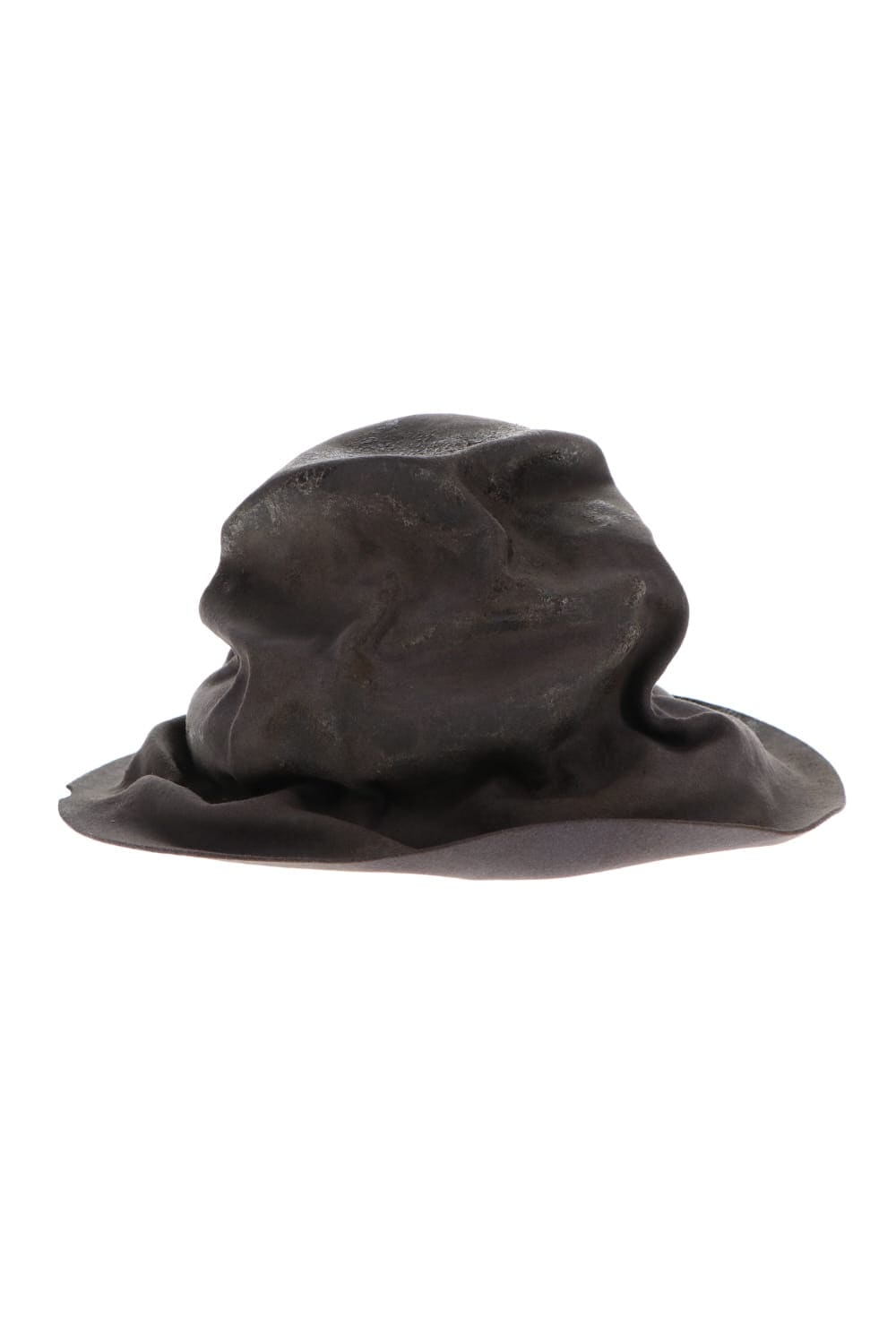 HB RABBIT FUR FELT LONG HAT GRAY HB