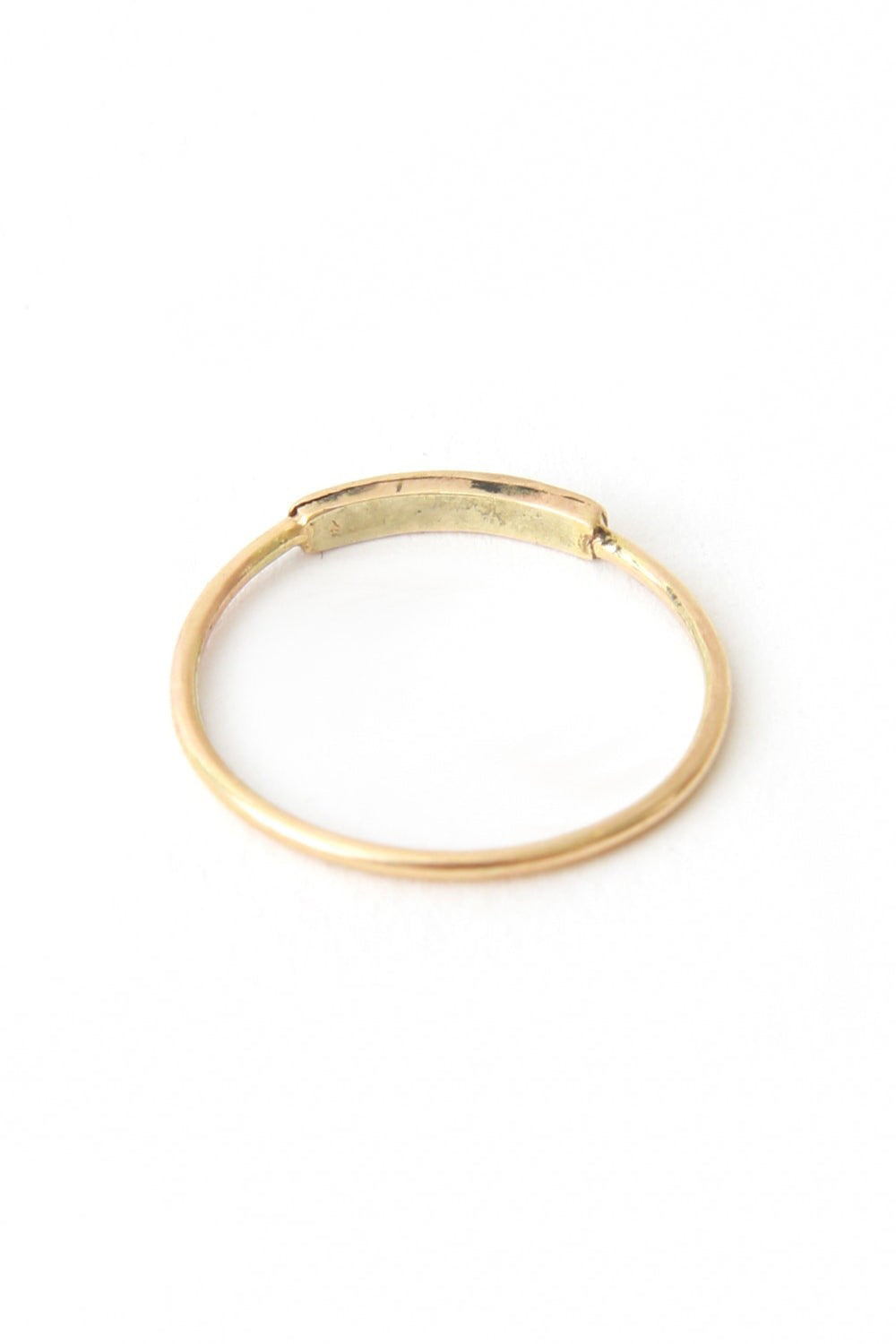 Ring 031 Long Square (Hammered) - iolom