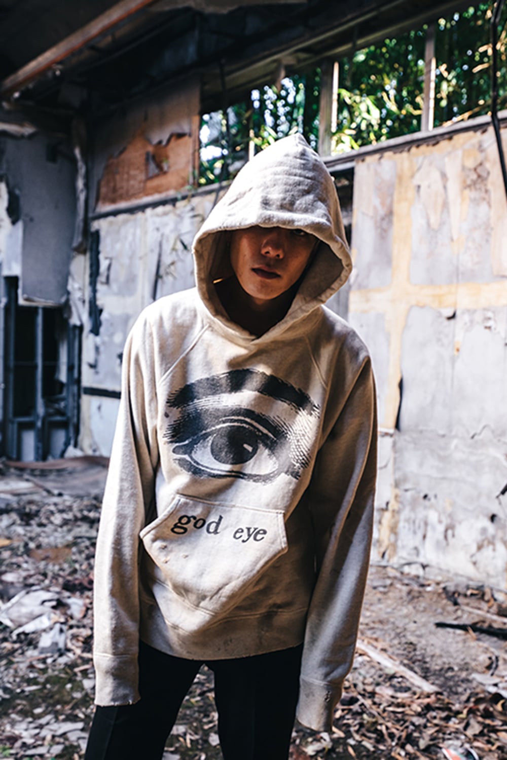Eye Raglan hoodie