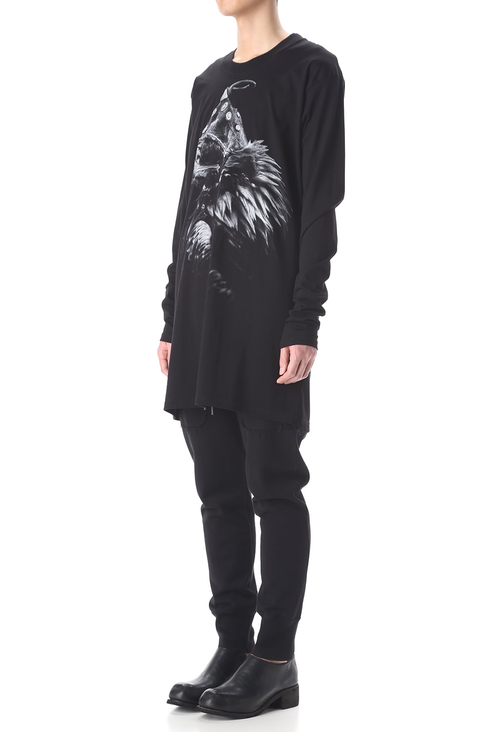 OVER SIZE EAGLE PRINT LONG SLEEVE T