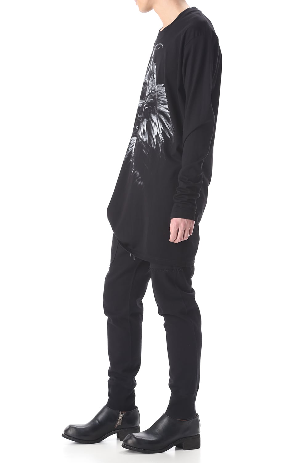 OVER SIZE EAGLE PRINT LONG SLEEVE T