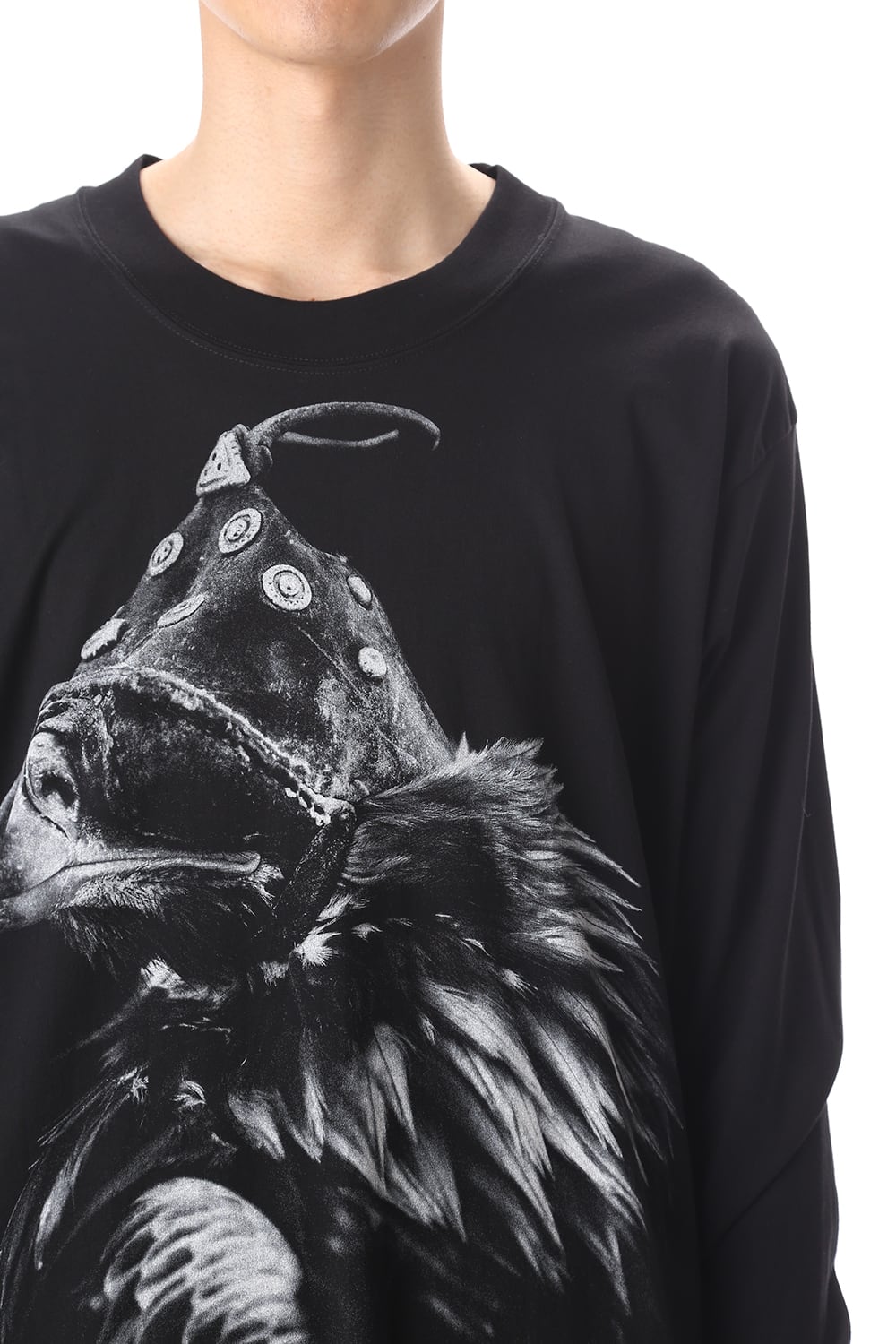 OVER SIZE EAGLE PRINT LONG SLEEVE T