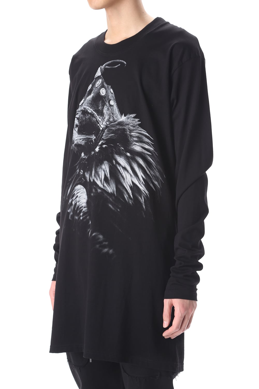 OVER SIZE EAGLE PRINT LONG SLEEVE T