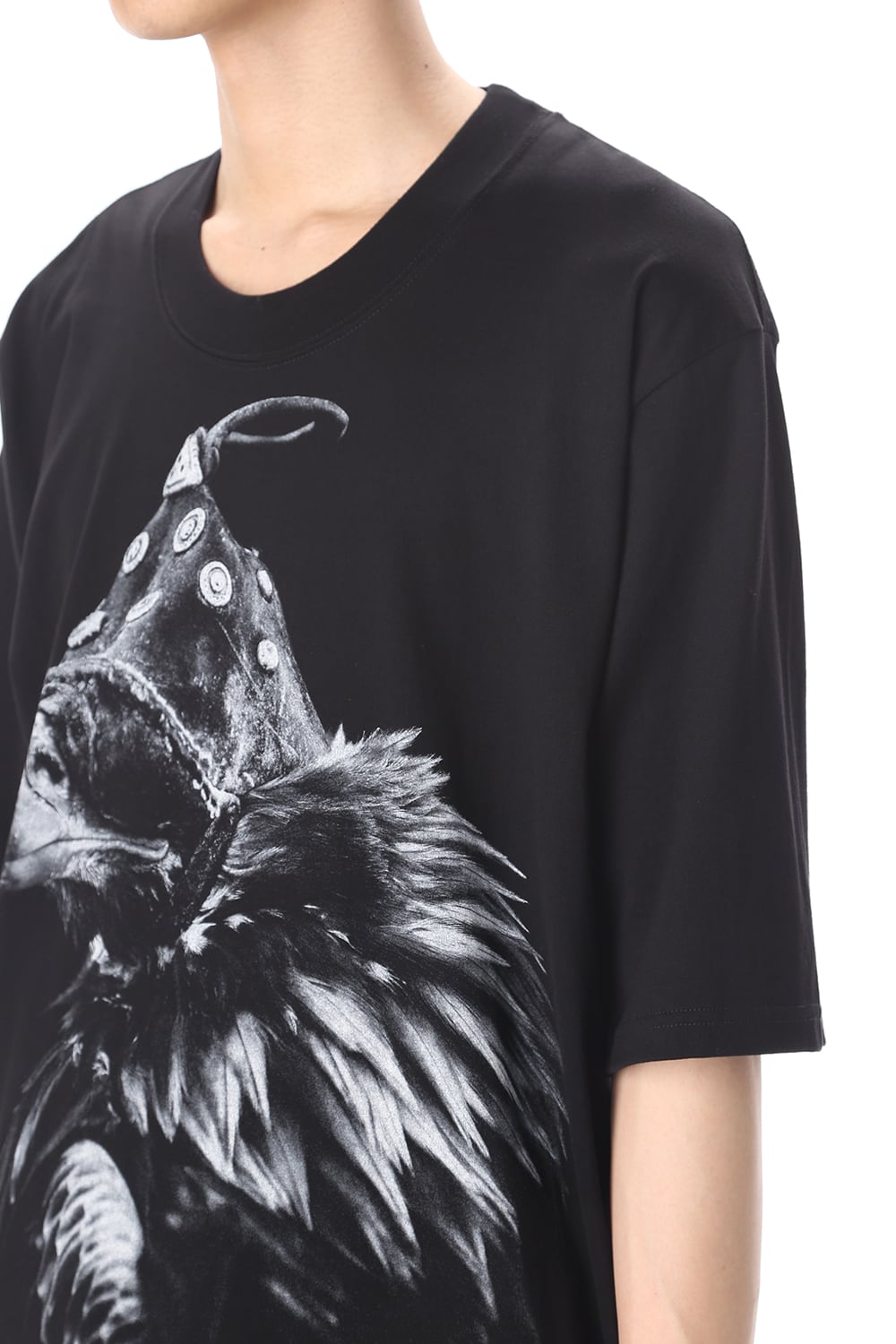 OVER SIZE EAGLE PRINT SHORT SLEEVE T