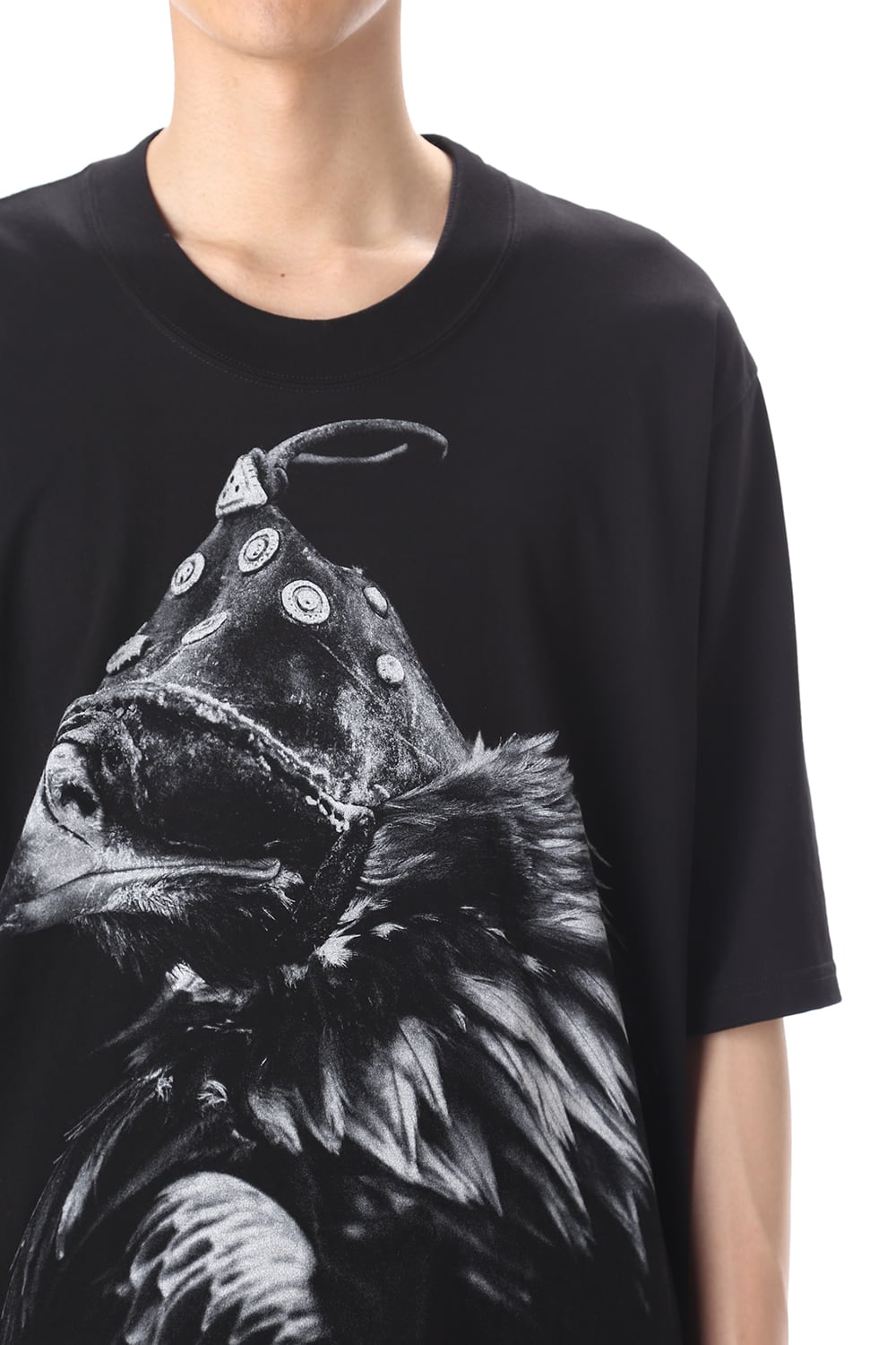 OVER SIZE EAGLE PRINT SHORT SLEEVE T