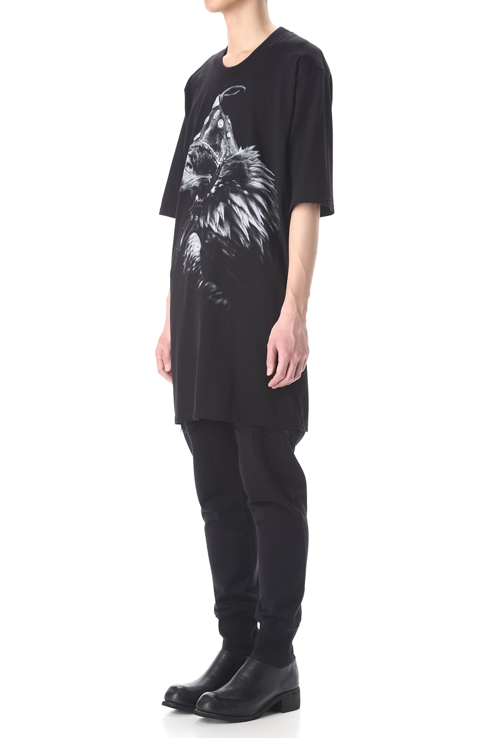 OVER SIZE EAGLE PRINT SHORT SLEEVE T