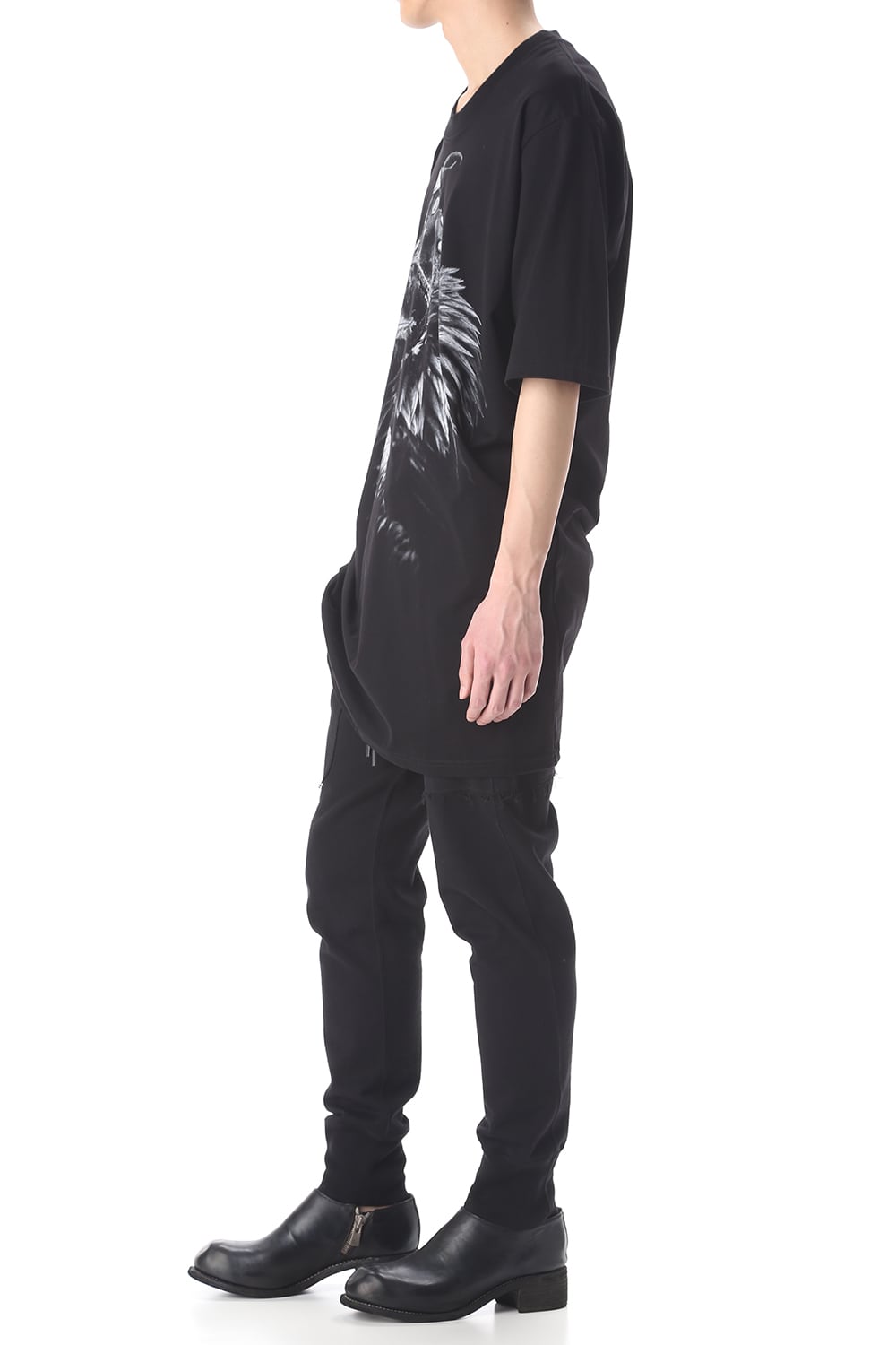 OVER SIZE EAGLE PRINT SHORT SLEEVE T