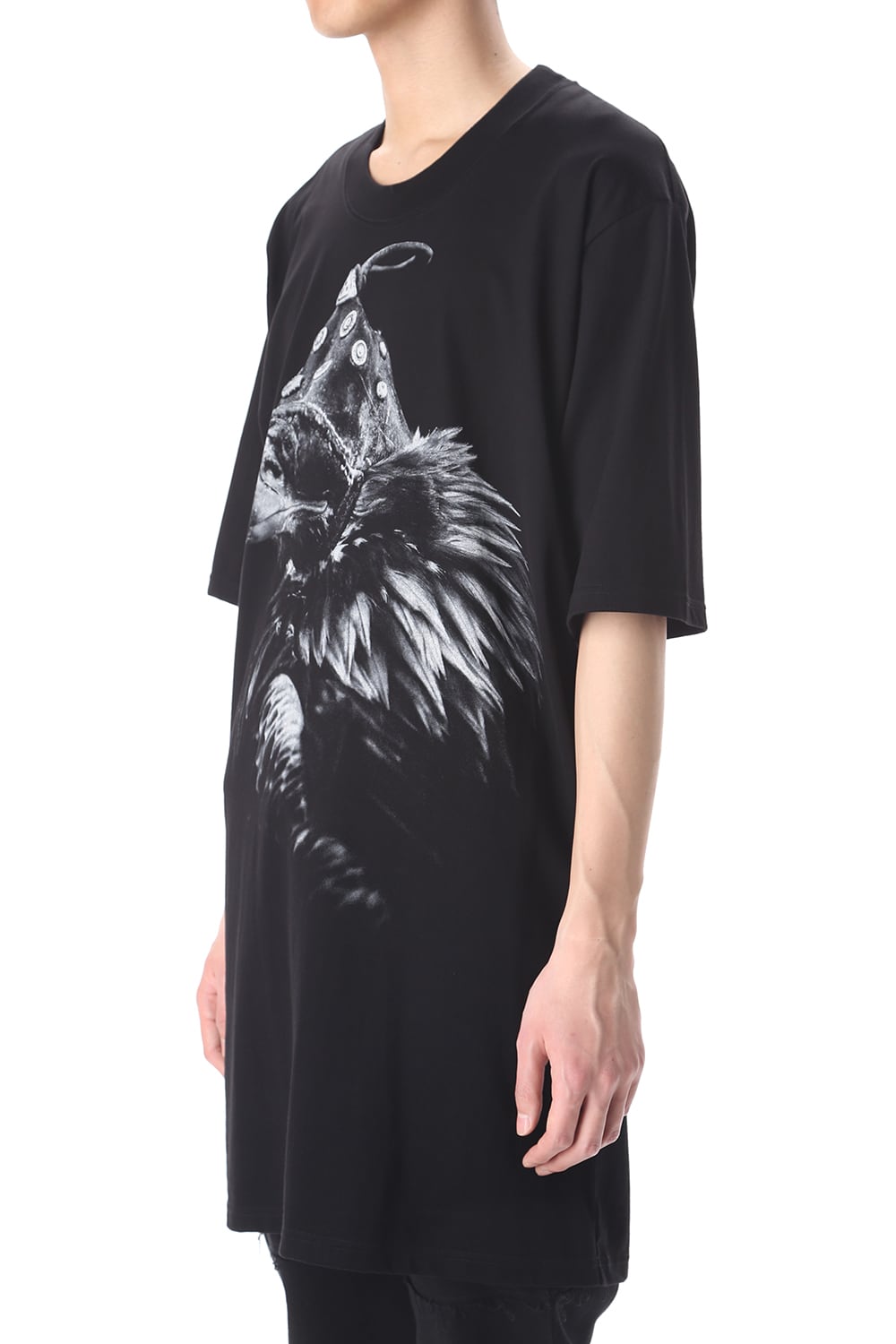 OVER SIZE EAGLE PRINT SHORT SLEEVE T
