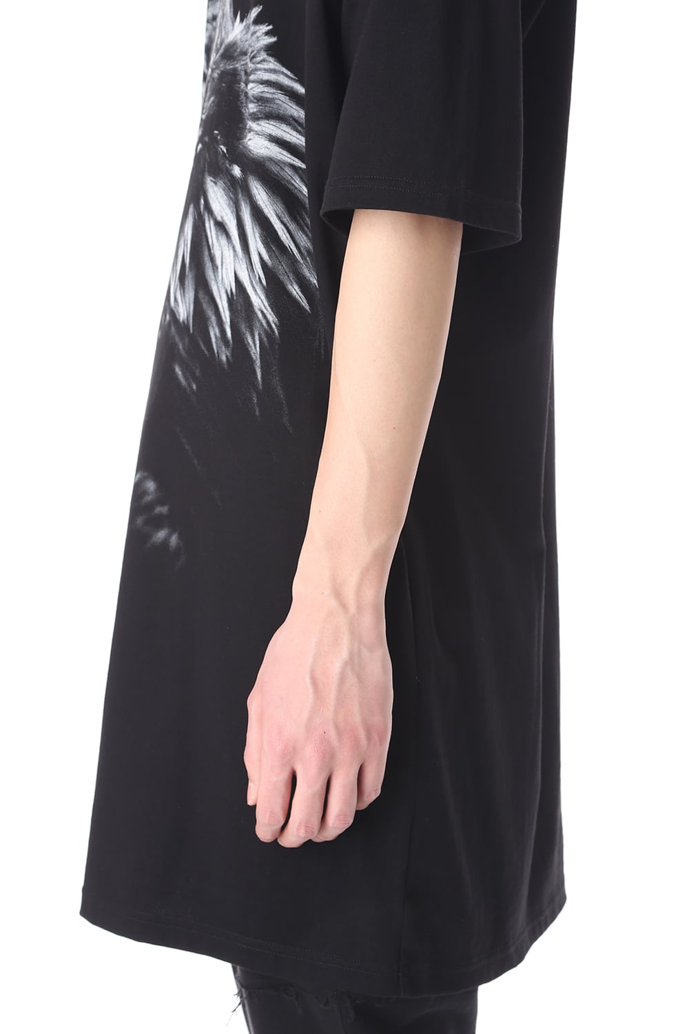 OVER SIZE EAGLE PRINT SHORT SLEEVE T