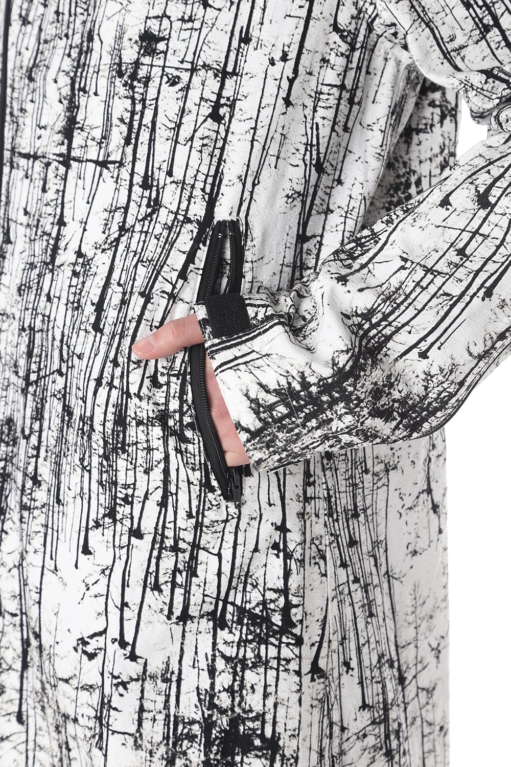 FOREST PRINT MILITARY COAT