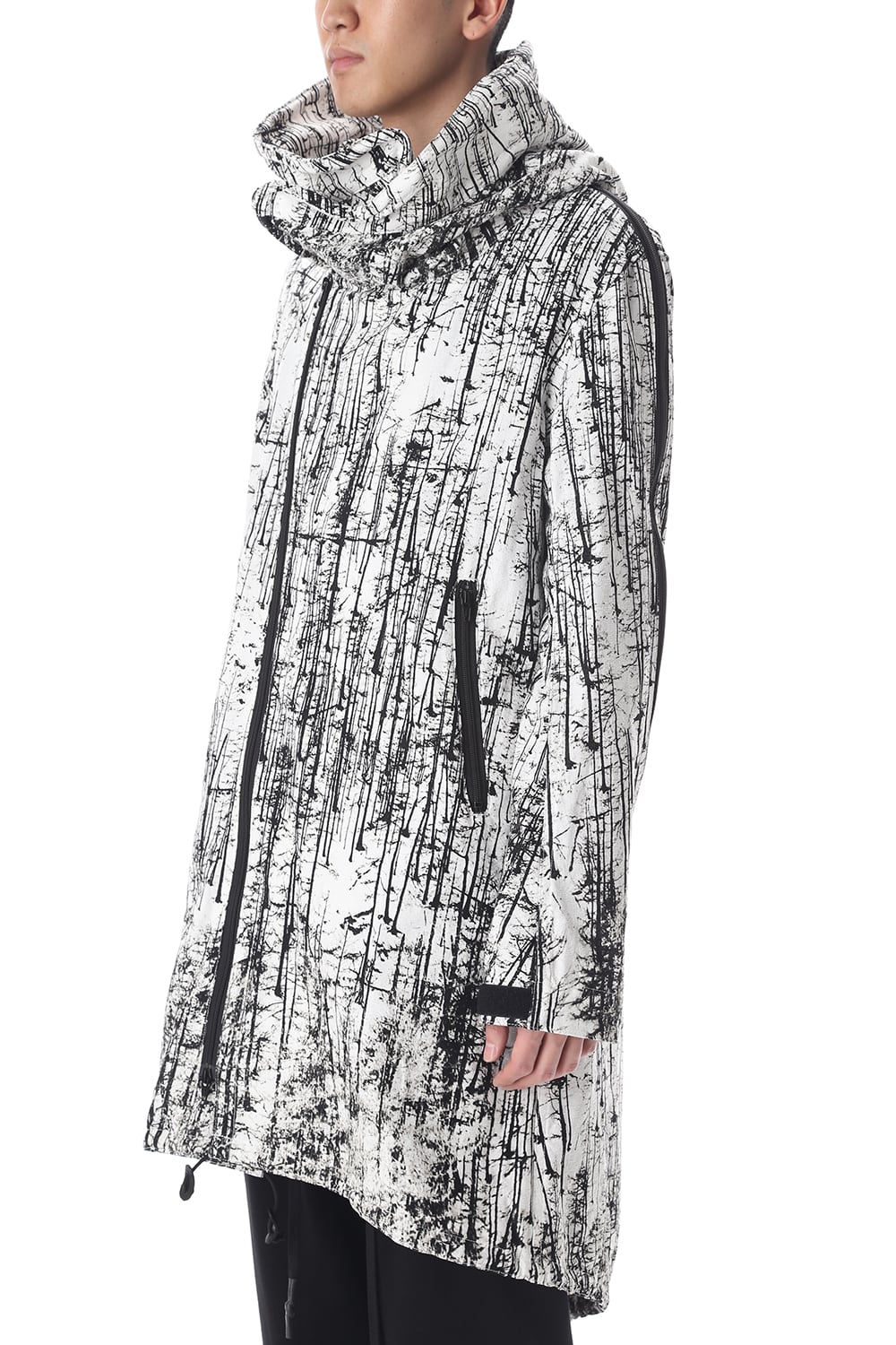 FOREST PRINT MILITARY COAT