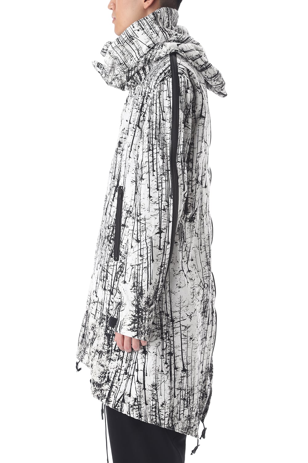 FOREST PRINT MILITARY COAT