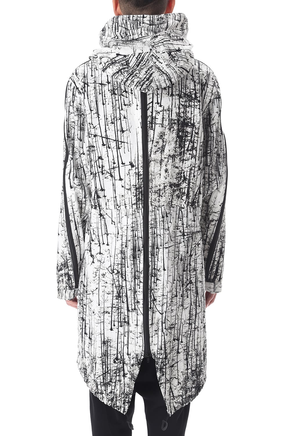 FOREST PRINT MILITARY COAT