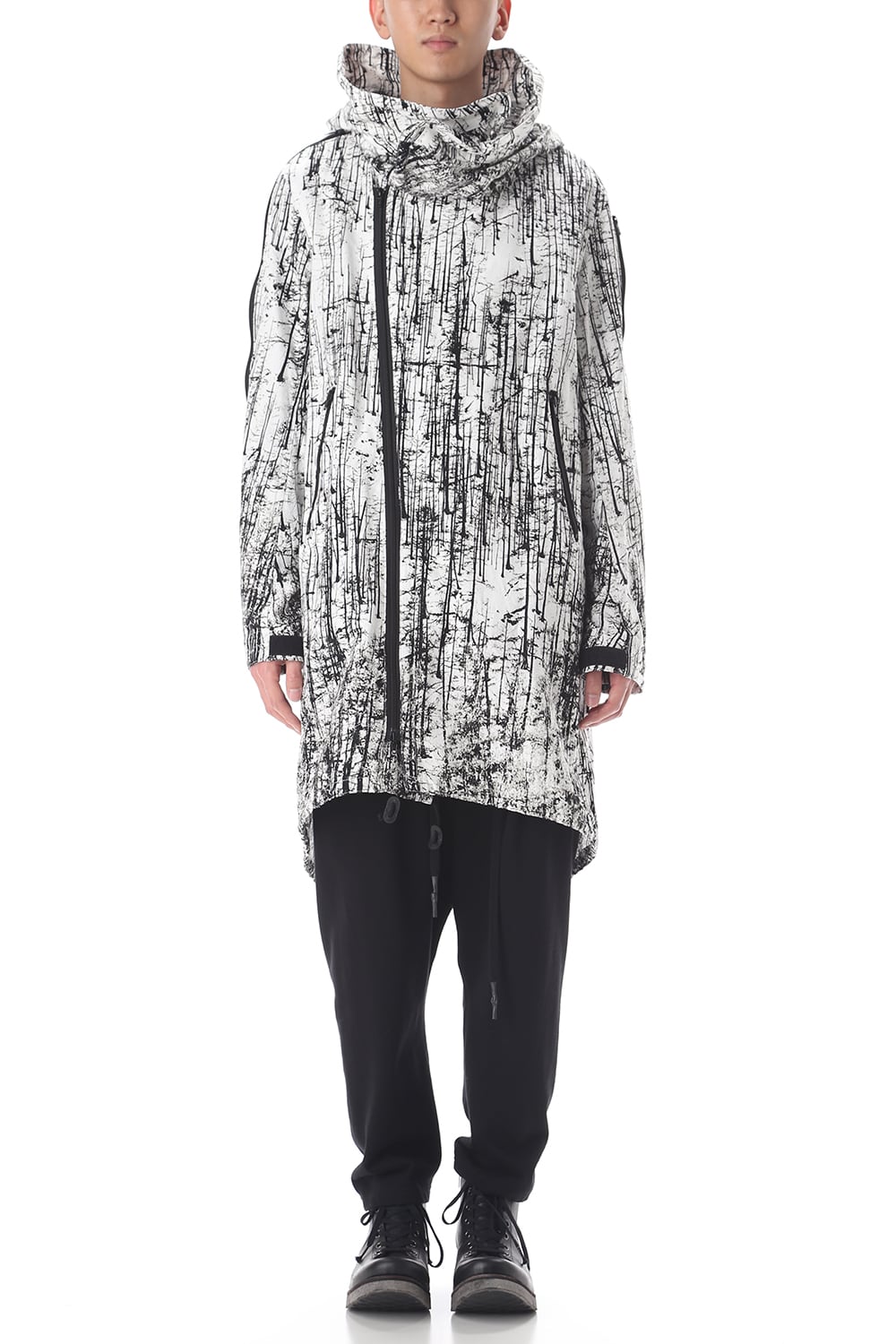 FOREST PRINT MILITARY COAT