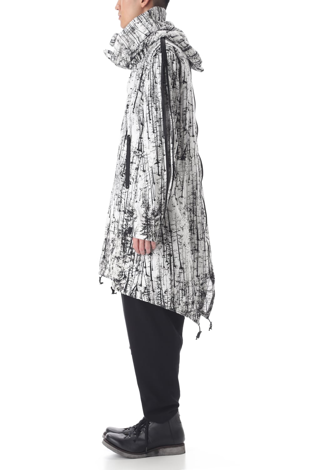 FOREST PRINT MILITARY COAT