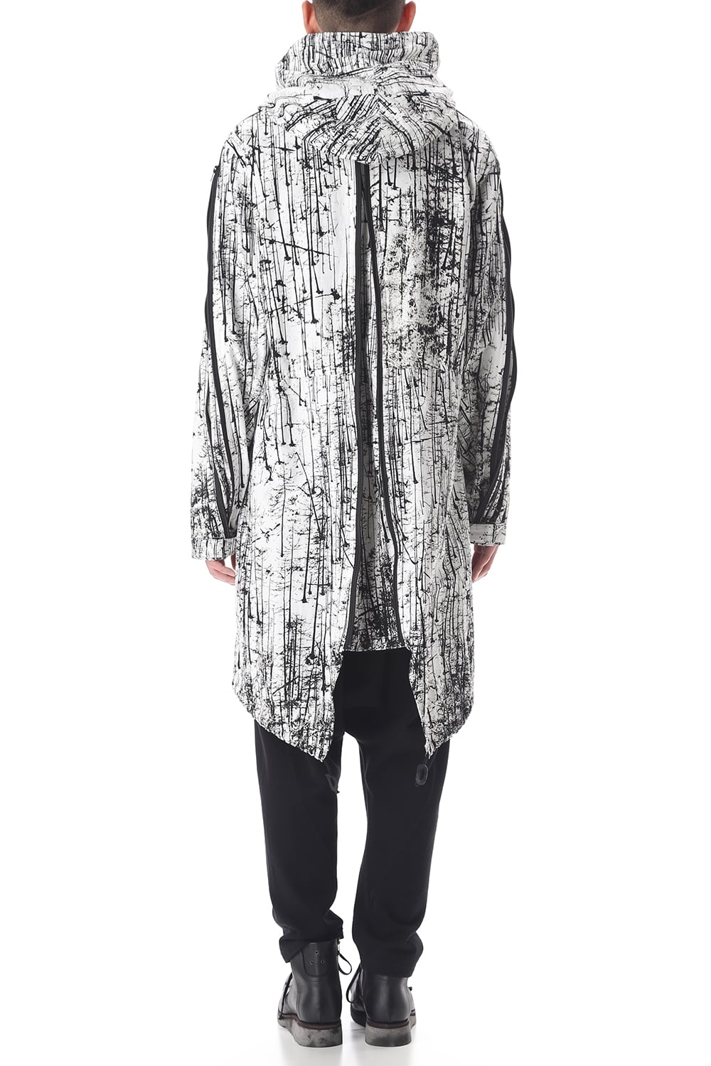 FOREST PRINT MILITARY COAT