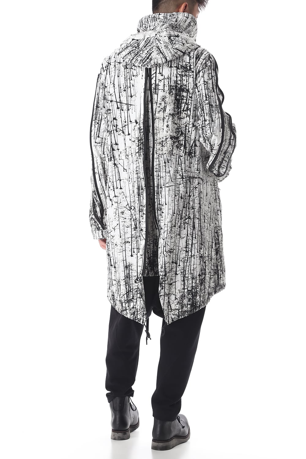 FOREST PRINT MILITARY COAT