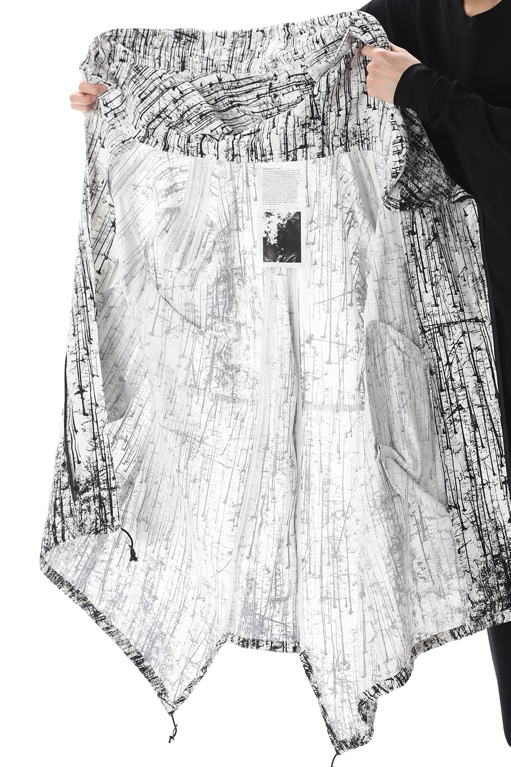 FOREST PRINT MILITARY COAT