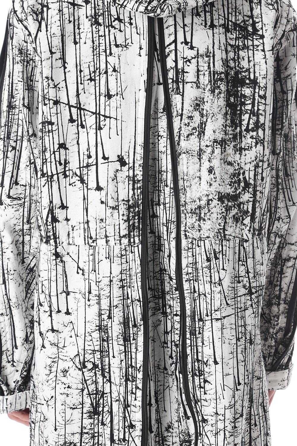 FOREST PRINT MILITARY COAT