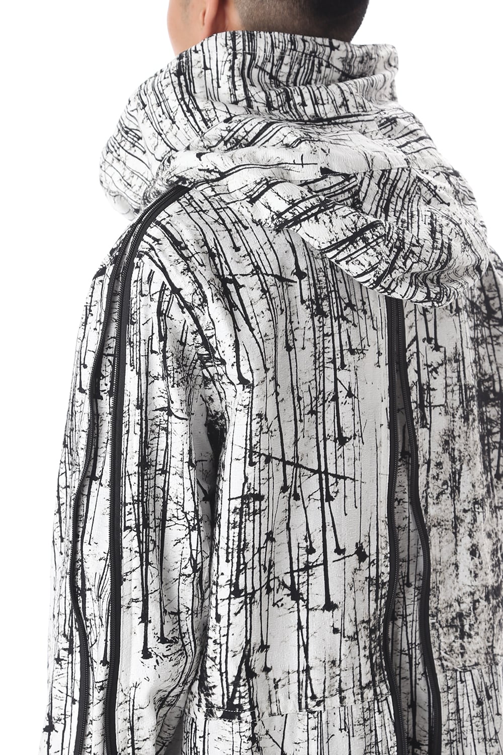 FOREST PRINT MILITARY COAT