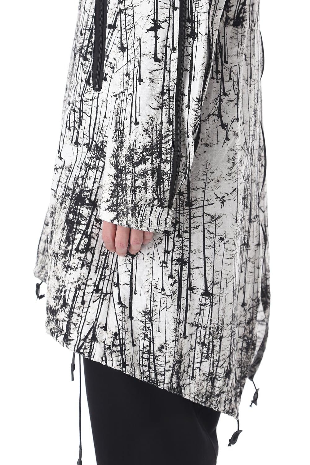 FOREST PRINT MILITARY COAT