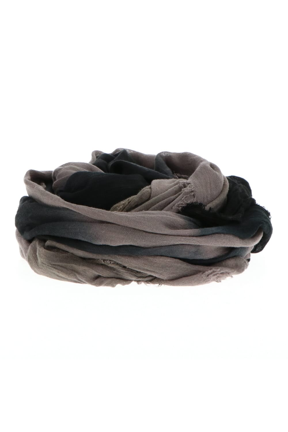 Silk Rayon Gradation Dye Stole Black