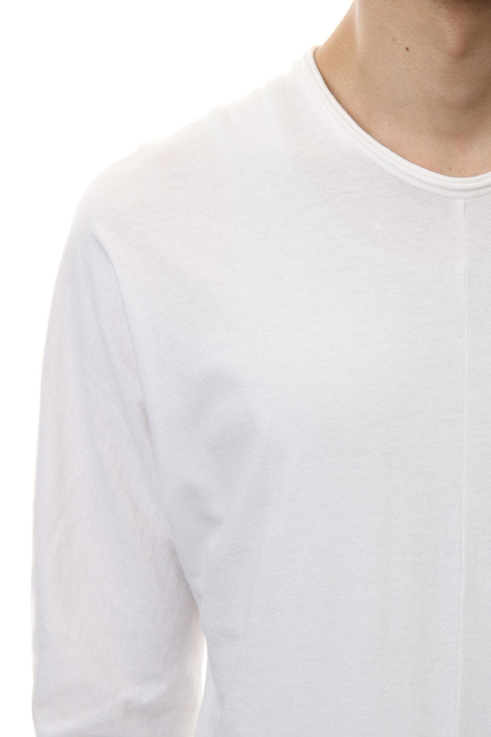 LAYERED DOLMAN L/S T-SHIRT White×Black