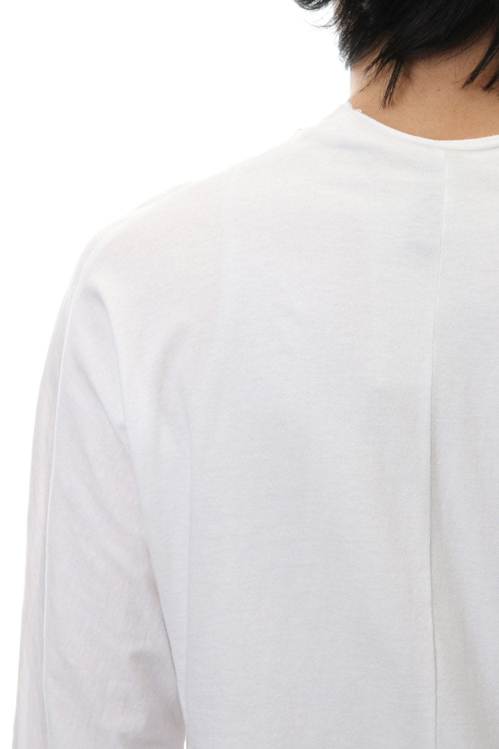 LAYERED DOLMAN L/S T-SHIRT White×Black